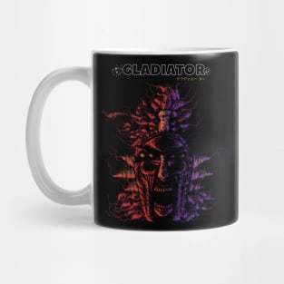 Scribble Gladiator Skull Mug